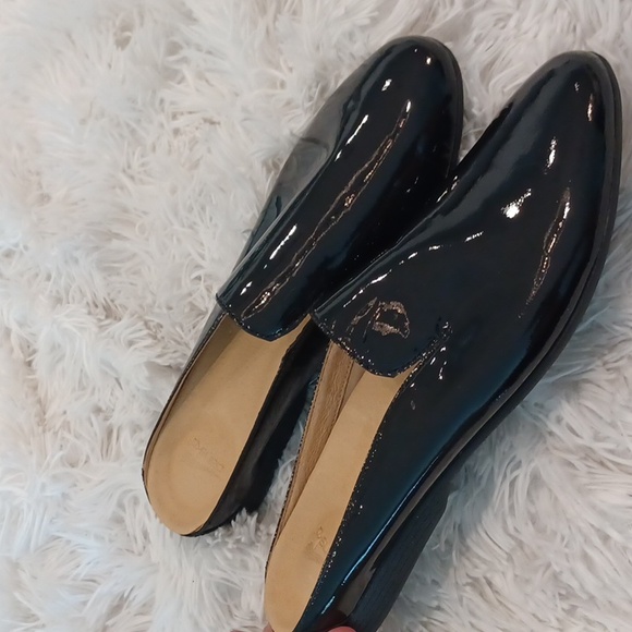 Dansko Lexie Black Patent Leather Mule Slip On Women's Size US 11.5-12 EU 42 NEW - Picture 8 of 16